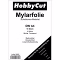 Mylar Schablonen Material 10 Stück DIN A4 Folie Mylarfolie