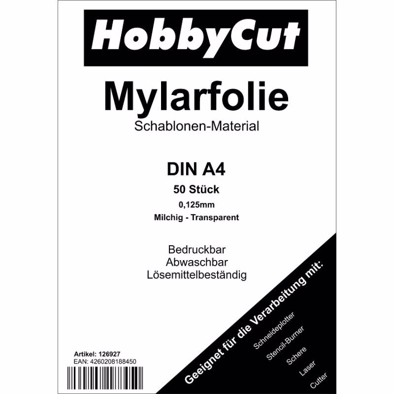 Mylar Schablonen Material 50 Stück DIN A4 Folie Mylarfolie Mylar Schablonen Material 50 Stück DIN A4 Folie Mylarfolie