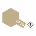 Tamiya XF-78 Holzdeck Hellbraun matt - 10ml Acrylstreichfarbe wasserlöslich 300081778