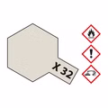 X-32 Titanium Silber glaenzend - 23ml Acrylstreichfarbe wasserlöslich Tamiya 300081032