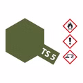 TS-5 Braunoliv1 (Olive Drab1) matt - 100ml Sprayfarbe Kunstharz Tamiya 300085005