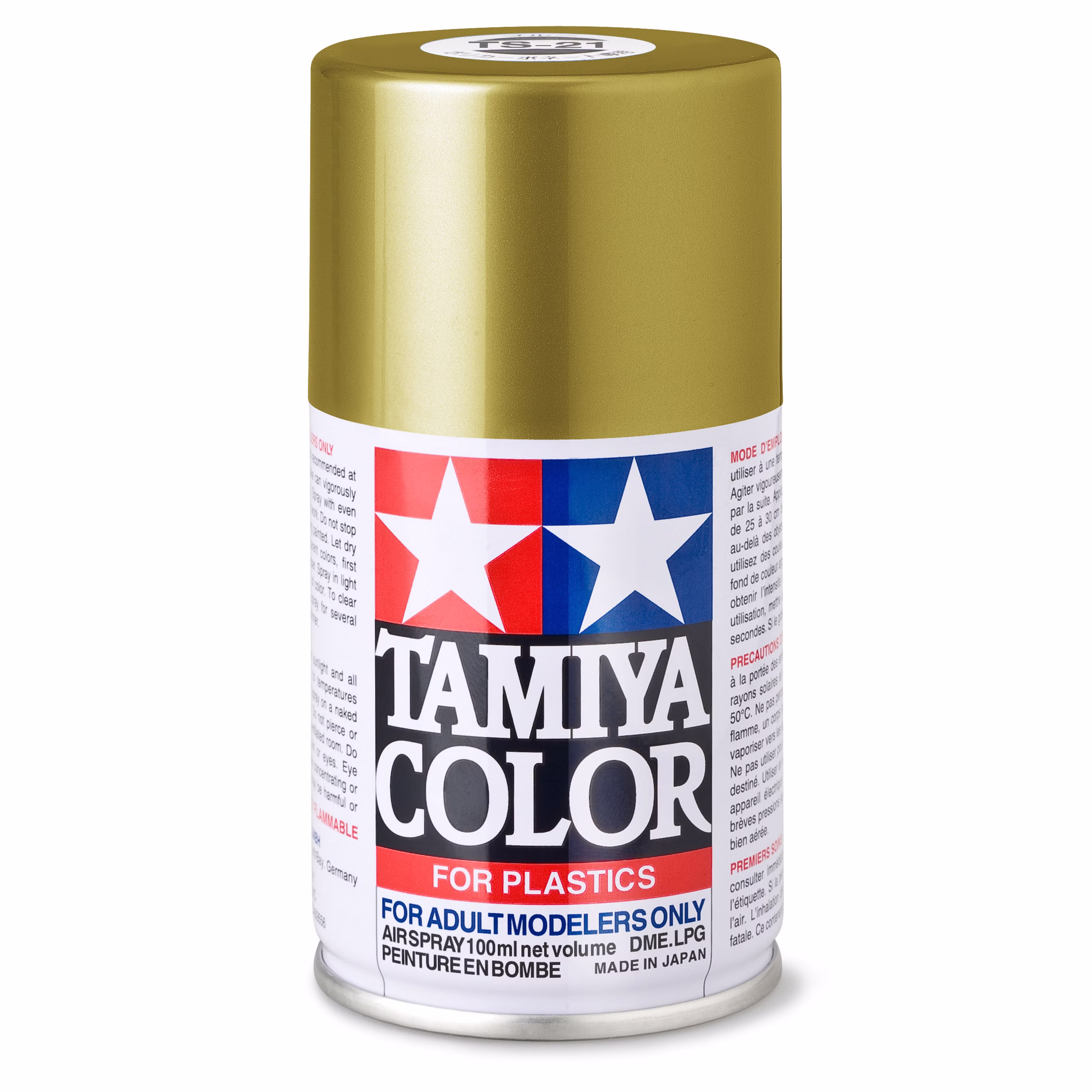 TS-21 Gold glaenzend - 100ml Sprayfarbe Kunstharz Tamiya 300085021 TS-21 Gold glaenzend - 100ml Sprayfarbe Kunstharz Tamiya 300085021