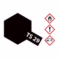 TS-29 Schwarz seidenmatt - 100ml Sprayfarbe Kunstharz Tamiya 300085029