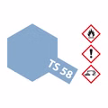 TS-58 Hellblau Perleffekt glaenzend - 100ml Sprayfarbe Kunstharz Tamiya 300085058