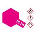 TS-74 Rot Transpar. Klar glaenz. - 100ml Sprayfarbe Kunstharz Tamiya 300085074