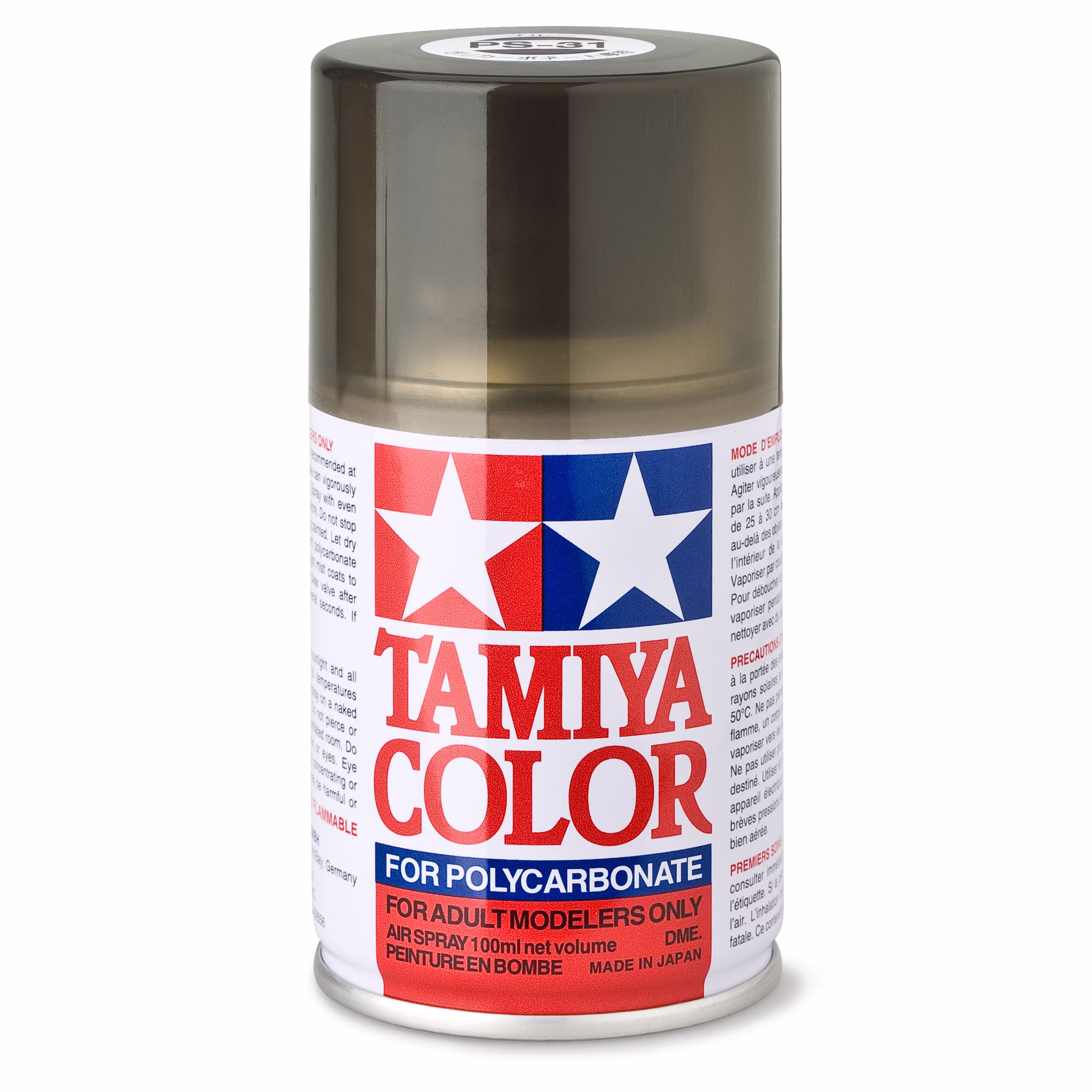 PS-31 Rauch Transparent Polyc. - 100ml Sprayfarbe Lexan - Tamiya 300086031 PS-31 Rauch Transparent Polyc. - 100ml Sprayfarbe Lexan - Tamiya 300086031