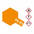 PS-43 Translucent Orange Polyc. - 100ml Sprayfarbe Lexan - Tamiya 300086043