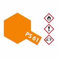 PS-61 Metallic Orange - 100ml Sprayfarbe Lexan - Tamiya 3000 86061