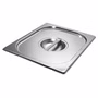 GN 1/2 Deckel Gastronormbehälter Abdeckung GN-Behälter Gastronorm Edelstahl GN 1/2 Deckel Gastronormbehälter Abdeckung GN-Behälter Gastronorm Edelstahl