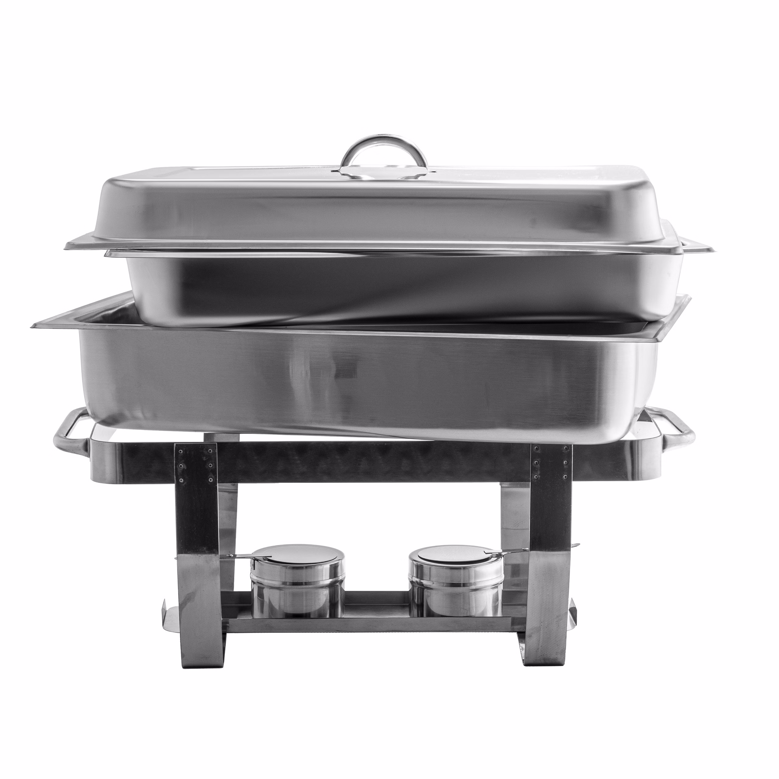 Chafing Dish Speisenwärmer Warmhaltebehälter aus Edelstahl