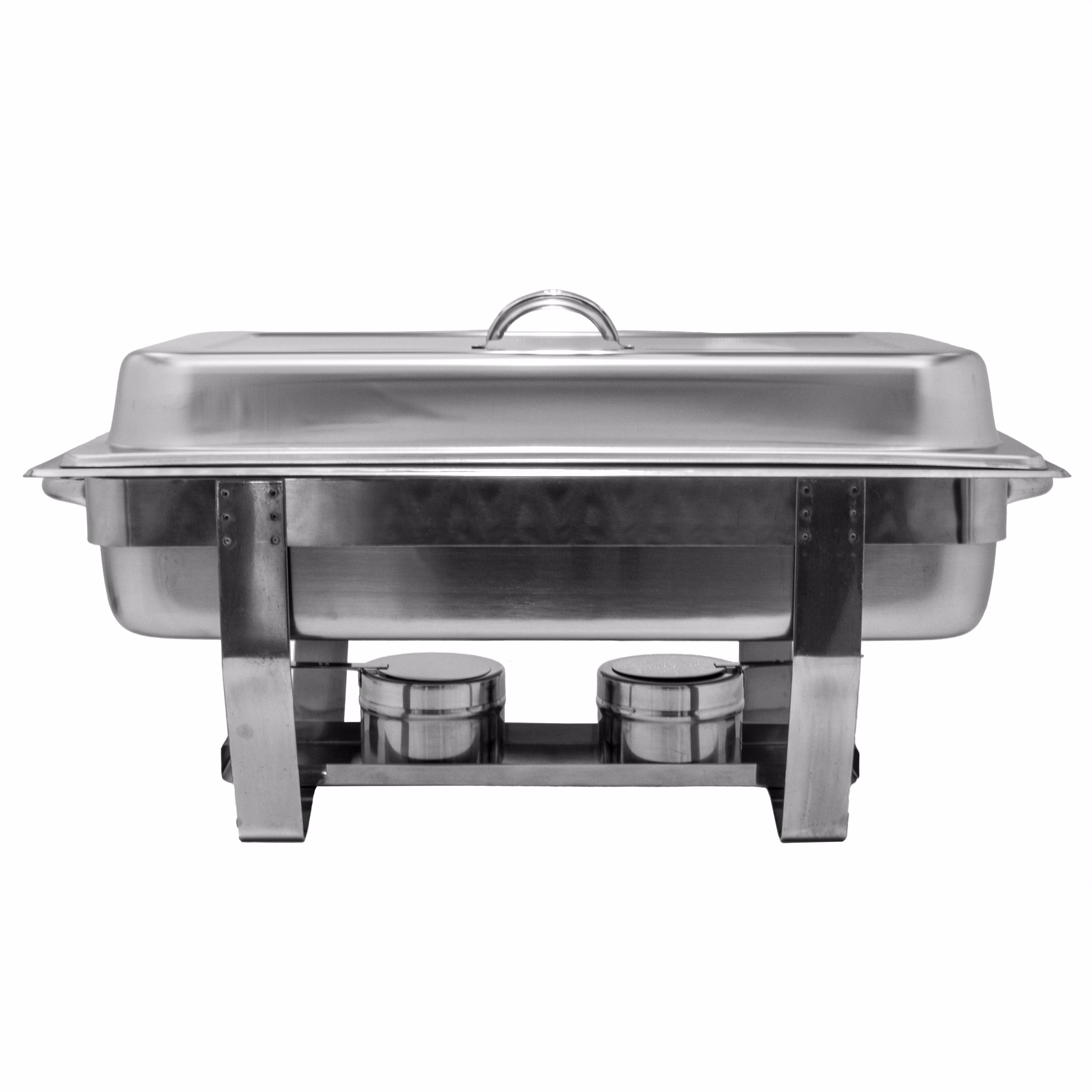 Chafing Dish Speisenwärmer Warmhaltebehälter aus Edelstahl