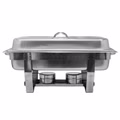 Chafing Dish Speisenwärmer Warmhaltebehälter aus Edelstahl
