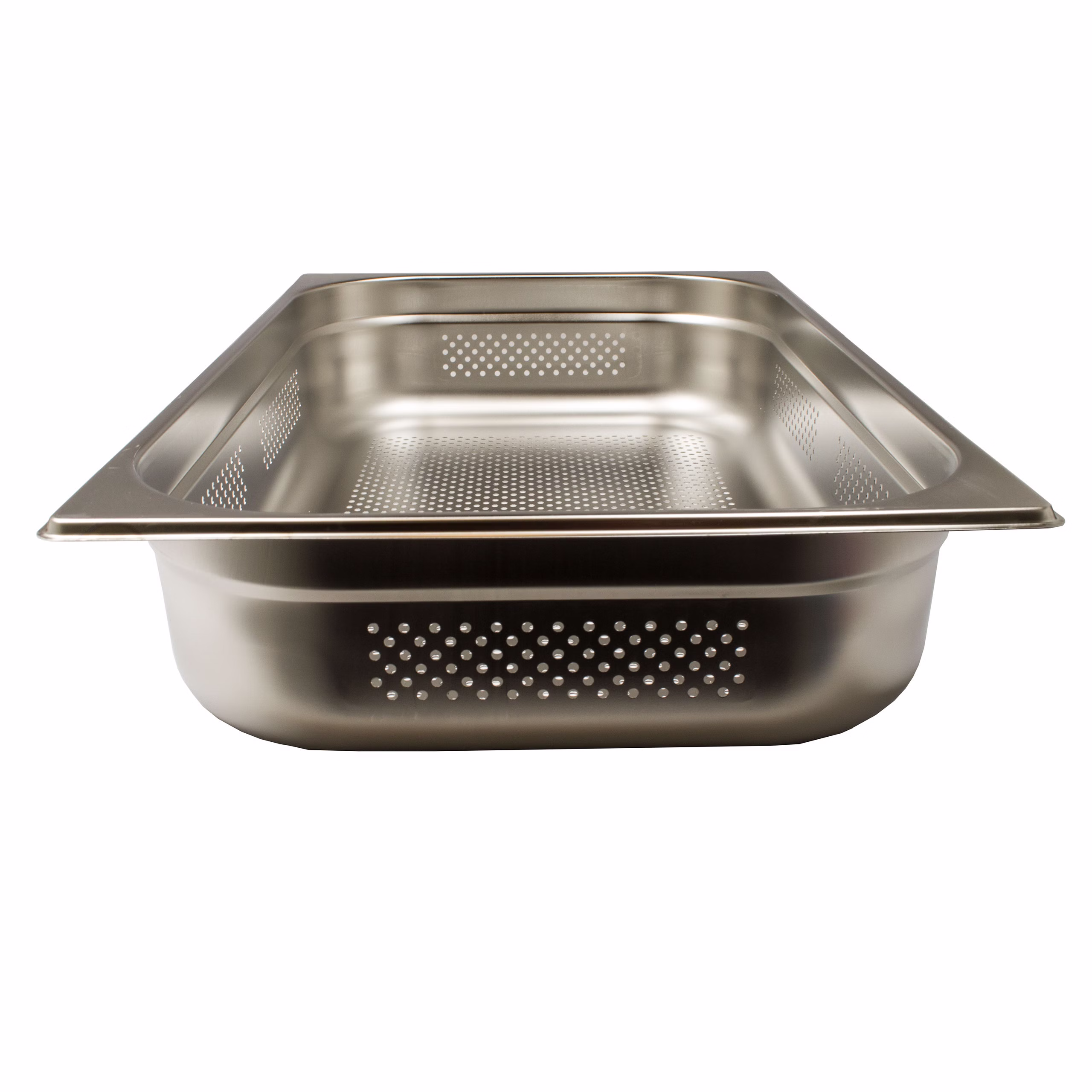 GN 1/1 Gastronormbehälter GN-Behälter Edelstahl 16 Liter Tiefe 100mm GELOCHT Bild 2