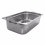 GN 1/1 Gastronormbehälter GN-Behälter Edelstahl 21 Liter Tiefe 150mm MIT FALLGRIFF GN 1/1 Gastronormbehälter GN-Behälter Edelstahl 21 Liter Tiefe 150mm MIT FALLGRIFF