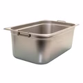 GN 1/1 Gastronormbehälter GN-Behälter Edelstahl 28 Liter Tiefe 200mm MIT FALLGRIFF GN 1/1 Gastronormbehälter GN-Behälter Edelstahl 28 Liter Tiefe 200mm MIT FALLGRIFF