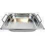 GN 1/2 Gastronormbehälter GN-Behälter Edelstahl 4 Liter Tiefe 65mm MIT FALLGRIFF GN 1/2 Gastronormbehälter GN-Behälter Edelstahl 4 Liter Tiefe 65mm MIT FALLGRIFF