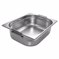 GN 1/2 Gastronormbehälter GN-Behälter Edelstahl 6,5 Liter Tiefe 100mm MIT FALLGRIFF