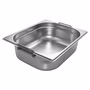 GN 1/2 Gastronormbehälter GN-Behälter Edelstahl 6,5 Liter Tiefe 100mm MIT FALLGRIFF GN 1/2 Gastronormbehälter GN-Behälter Edelstahl 6,5 Liter Tiefe 100mm MIT FALLGRIFF