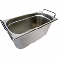 GN 1/3 Gastronormbehälter GN-Behälter Edelstahl 5,7 Liter Tiefe 150mm MIT FALLGRIFF GN 1/3 Gastronormbehälter GN-Behälter Edelstahl 5,7 Liter Tiefe 150mm MIT FALLGRIFF