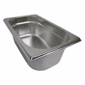 GN 1/4 Gastronormbehälter GN-Behälter Edelstahl 2,8 Liter Tiefe 100mm GN 1/4 Gastronormbehälter GN-Behälter Edelstahl 2,8 Liter Tiefe 100mm