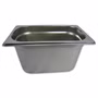 GN 1/4 Gastronormbehälter GN-Behälter Edelstahl 4,0 Liter Tiefe 150mm GN 1/4 Gastronormbehälter GN-Behälter Edelstahl 4,0 Liter Tiefe 150mm