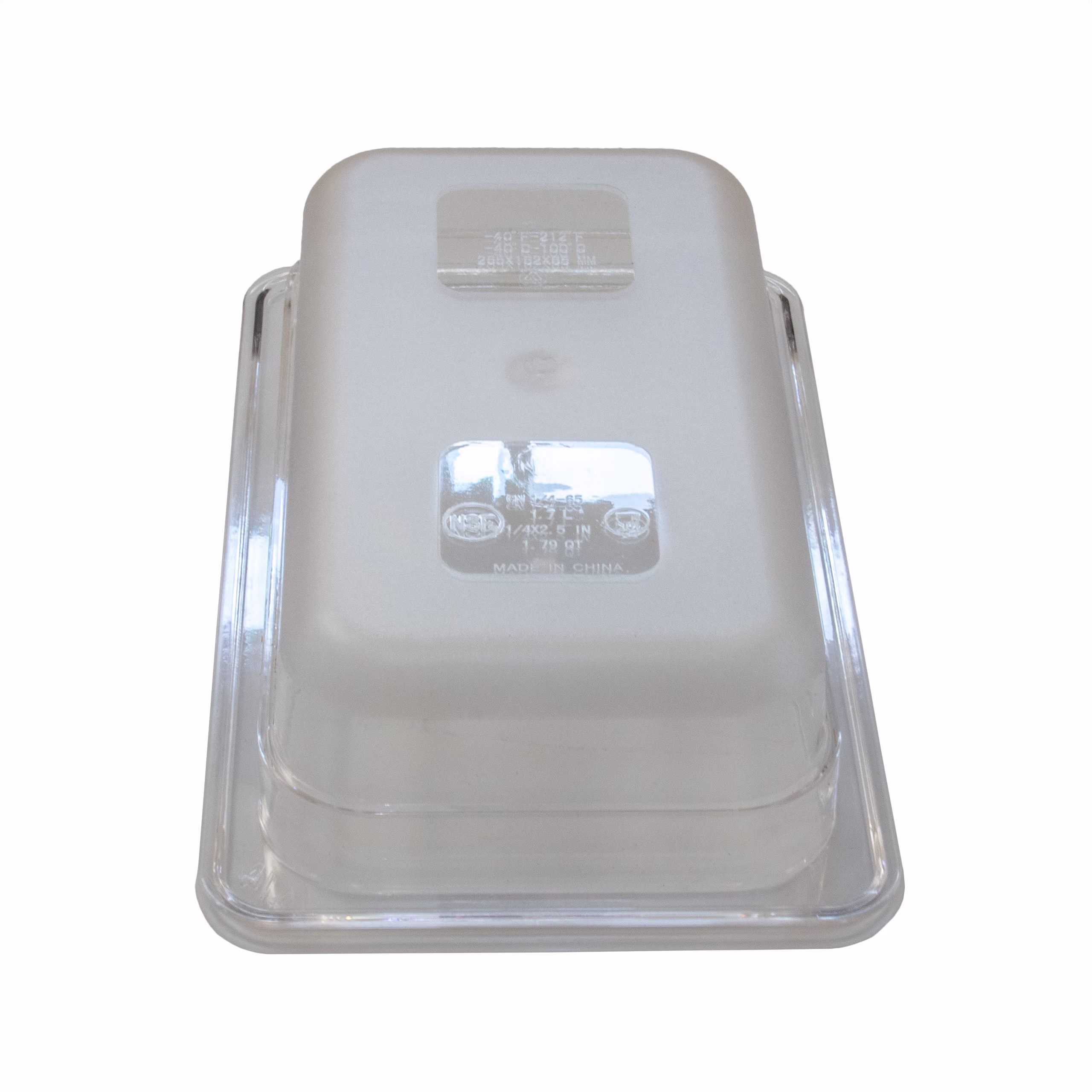 Kunststoff GN 1/4 Gastronormbehälter GN-Behälter 1,8 Liter Tiefe 65mm