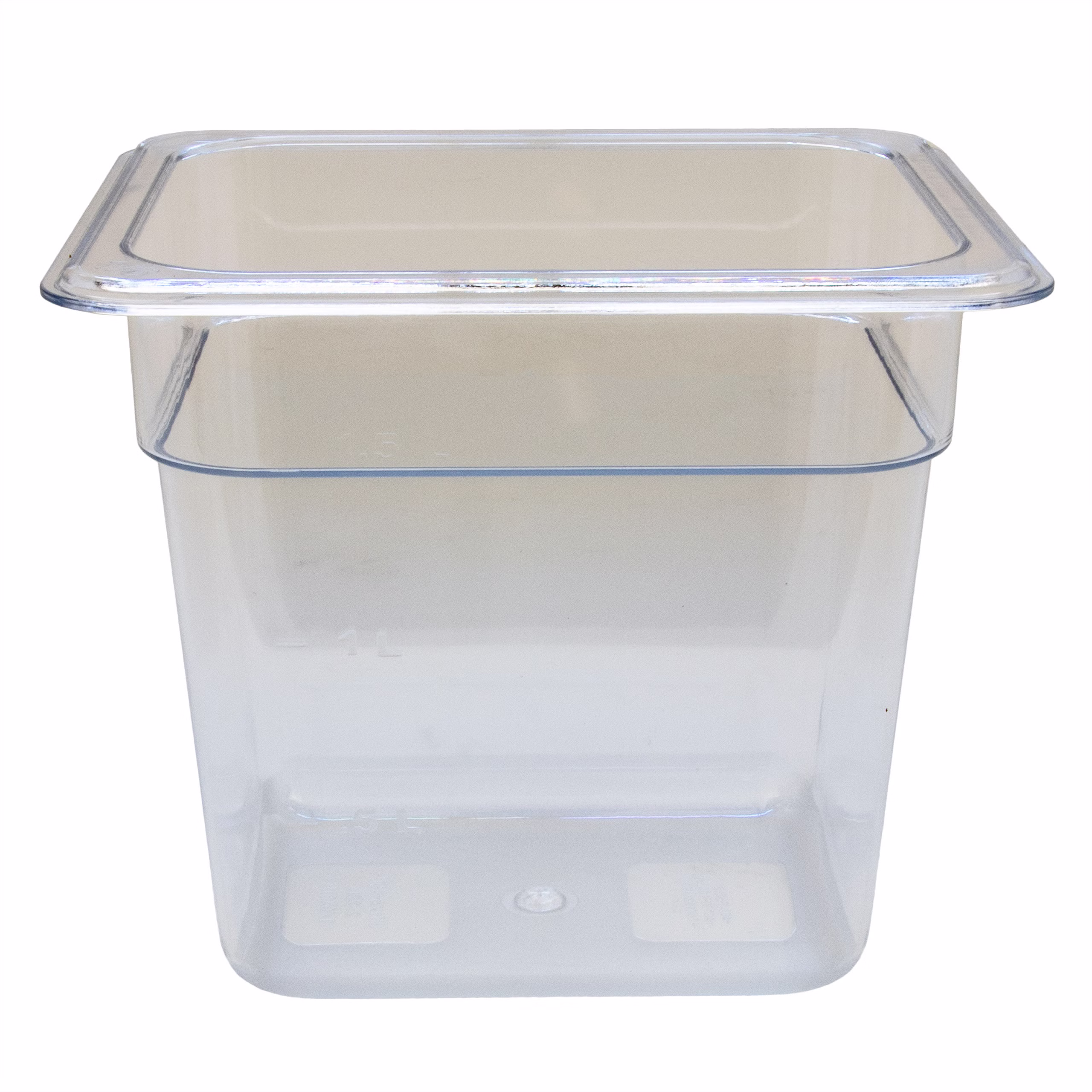Kunststoff GN 1/6 Gastronormbehälter GN-Behälter 2,4 Liter Tiefe 150mm