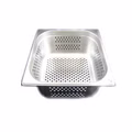 GN 2/3 Gastronormbehälter GN-Behälter Edelstahl 9,5 Liter Tiefe 150mm gelocht GN 2/3 Gastronormbehälter GN-Behälter Edelstahl 9,5 Liter Tiefe 150mm gelocht