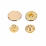 50 Stk. Druckknöpfe 12,5mm - gold - für Handpresse 50 Stk. Druckknöpfe 12,5mm - gold - für Handpresse