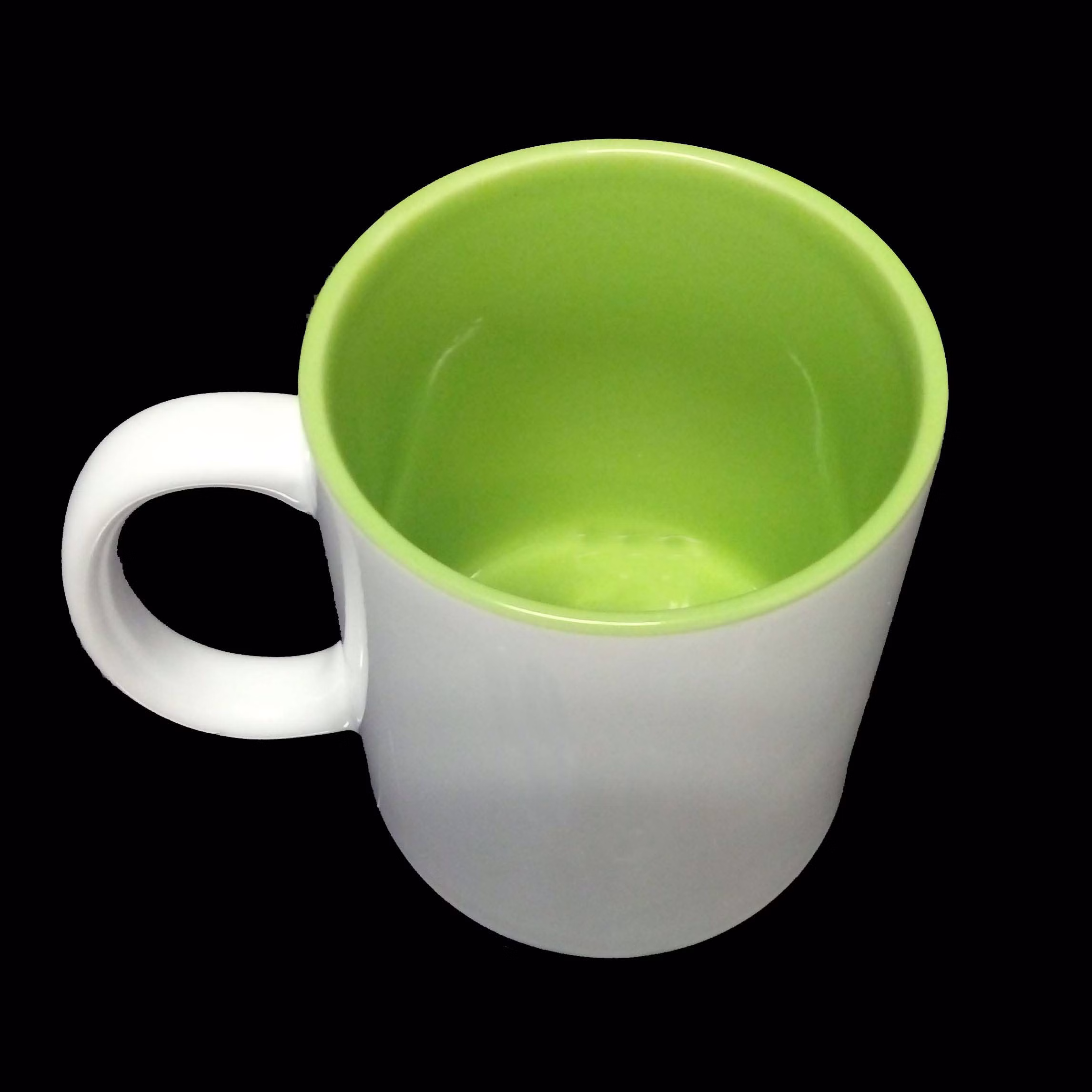 Sublimation 36 Stück Kaffee Tassen Becher WEISS - INNEN GRÜN Sublimation 36 Stück Kaffee Tassen Becher WEISS - INNEN GRÜN