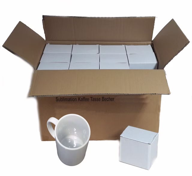 Sublimation 36 Stück Kaffee Tassen Becher Sublimation 36 Stück Kaffee Tassen Becher