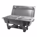 11 tlg. SET Edelstahl Speisenwärmer Warmhaltebehälter Chafing Dish 11 tlg. SET Edelstahl Speisenwärmer Warmhaltebehälter Chafing Dish