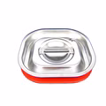 GN 1/6 Deckel Gastronormbehälter Silikon Abdeckung GN-Behälter Edelstahl