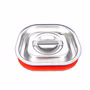 GN 1/6 Deckel Gastronormbehälter Silikon Abdeckung GN-Behälter Edelstahl GN 1/6 Deckel Gastronormbehälter Silikon Abdeckung GN-Behälter Edelstahl