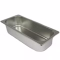 Eisbehälter Edelstahl Ice Cream Pan Tiefe 80mm / 360mm lang/ 250mm Breit Eisbehälter Edelstahl Ice Cream Pan Tiefe 80mm / 360mm lang/ 250mm Breit