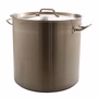 Kochtopf XXL Edelstahl 50 Liter mit Deckel Gastro Topf Kochtopf XXL Edelstahl 50 Liter mit Deckel Gastro Topf