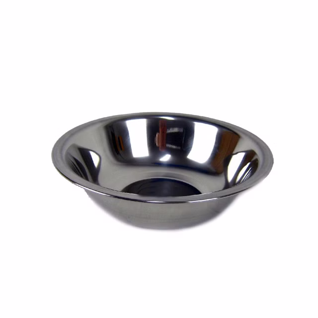 Edelstahl Schüssel D. 18cm hochglanzpoliert Edelstahl Schüssel D. 18cm hochglanzpoliert