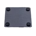 Schiefer Untersetzer 10x10cm Tisch Servierplatten Schiefer Untersetzer 10x10cm Tisch Servierplatten