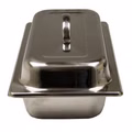 Edelstahl Speisenwärmer 1/3 Warmhaltebehälter Chafing Dish 2,5 Liter Edelstahl Speisenwärmer 1/3 Warmhaltebehälter Chafing Dish 2,5 Liter