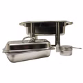 Edelstahl Speisenwärmer 1/3 Warmhaltebehälter Chafing Dish 2,5 Liter Edelstahl Speisenwärmer 1/3 Warmhaltebehälter Chafing Dish 2,5 Liter