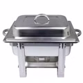 Edelstahl Speisenwärmer 1/2 Warmhaltebehälter Chafing Dish 4,0 Liter Edelstahl Speisenwärmer 1/2 Warmhaltebehälter Chafing Dish 4,0 Liter