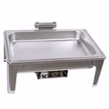 Edelstahl Luxus Speisenwärmer Warmhaltebehälter Chafing Dish 9,0 Liter Edelstahl Luxus Speisenwärmer Warmhaltebehälter Chafing Dish 9,0 Liter