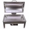 Edelstahl Luxus Speisenwärmer Warmhaltebehälter Chafing Dish 9,0 Liter Edelstahl Luxus Speisenwärmer Warmhaltebehälter Chafing Dish 9,0 Liter