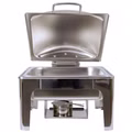 Edelstahl Luxus Speisenwärmer 2/3 Warmhaltebehälter Chafing Dish 6,0 Liter Edelstahl Luxus Speisenwärmer 2/3 Warmhaltebehälter Chafing Dish 6,0 Liter