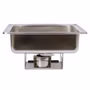 Edelstahl Luxus Speisenwärmer 2/3 Warmhaltebehälter Chafing Dish 6,0 Liter Edelstahl Luxus Speisenwärmer 2/3 Warmhaltebehälter Chafing Dish 6,0 Liter