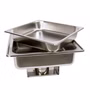 Edelstahl Luxus Speisenwärmer 2/3 Warmhaltebehälter Chafing Dish 6,0 Liter Edelstahl Luxus Speisenwärmer 2/3 Warmhaltebehälter Chafing Dish 6,0 Liter