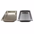 Dampfgarer Set Edelstahl  GN 1/1  Gastrobehälter (  L 53,0 x B 32,5 x T 6,5 cm ) Bild 1
