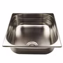 Waschbecken Edelstahl 2/3 x 100 tief GN Pan Basin mit Spülventil Waschbecken Edelstahl 2/3 x 100 tief GN Pan Basin mit Spülventil