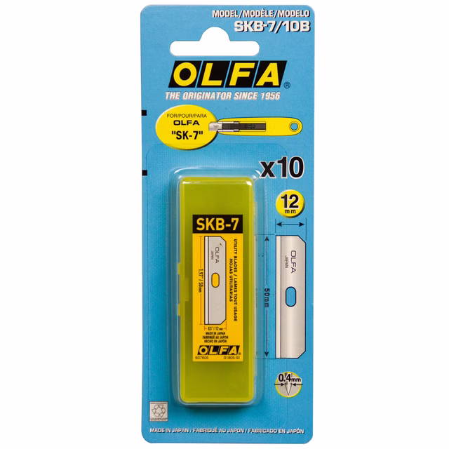 Olfa 10 x Ersatzmesser SKB Klingen für Sicherheitsmesser SK-7 Bild 1 Olfa 10 x Ersatzmesser SKB Klingen für Sicherheitsmesser SK-7 Bild 1