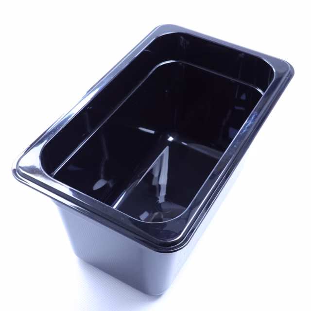 Kunststoff GN 1/4 Polycarbonat schwarz Gastronormbehälter GN-Behälter 4 Liter Tiefe 150mm Kunststoff GN 1/4 Polycarbonat schwarz Gastronormbehälter GN-Behälter 4 Liter Tiefe 150mm